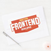 front-end ontwikkelaar stickers (Envelop)