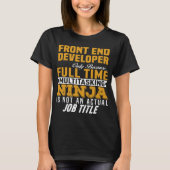 Front-end ontwikkelaar t-shirt (Voorkant)