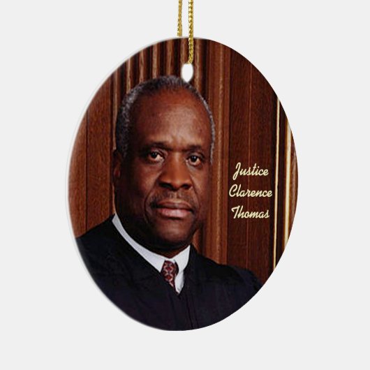 Front: Justice Clarence Thomas Ornaments Keramisch Ornament (Rechts)