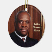 Front: Justice Clarence Thomas Ornaments Keramisch Ornament (Links)