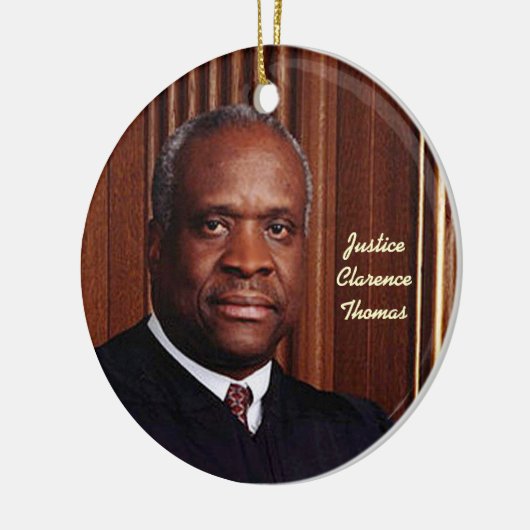 Front: Justice Clarence Thomas Ornaments Keramisch Ornament (Links)