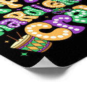 Front Kantoor Mardi Gras Crew Kantoor Staff Mardi Poster (Hoek)