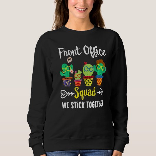 Front Kantoor Squad Cactus Team Front Kantoor Teac Trui (Voorkant)