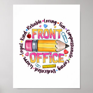 Front Kantoor Squad terug naar school Happy First Poster