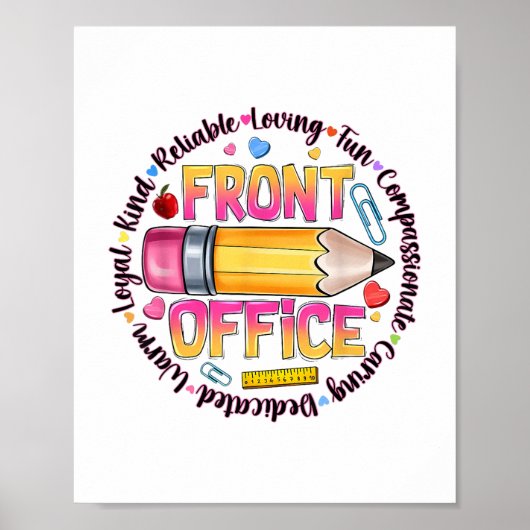 Front Kantoor Squad terug naar school Happy First Poster (Voorkant)