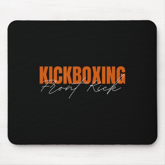 Front Kick Kickboksen  Muismat (Voorkant)