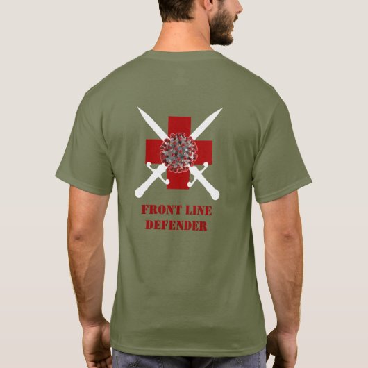 Front line Defender T-shirt (Achterkant)