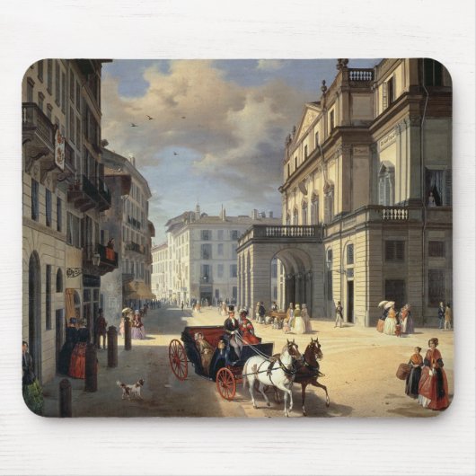 Front of La Scala Theater, 1852 Muismat (Voorkant)