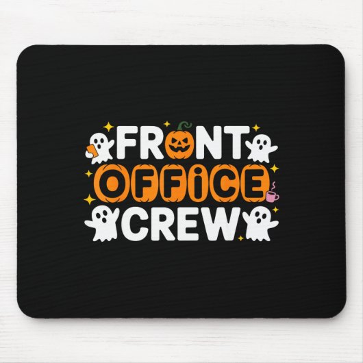 Front Office Crew Pumpkin Office Staff Soky Hallow Muismat (Voorkant)