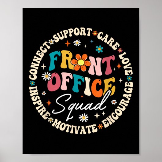Front Office Squad Terug naar school Gelukkige eer Poster (Voorkant)