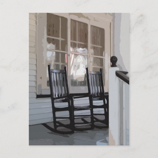 Front-porch in Ocean Grove NJ Briefkaart (Voorkant)