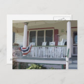 Front-porch in Ocean Grove NJ Briefkaart (Voorkant / Achterkant)