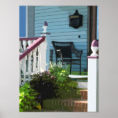 Front-porch in Ocean Grove NJ Poster (Voorkant)