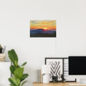 Front Range Sunrise, Colorado Poster (Thuiskantoor)