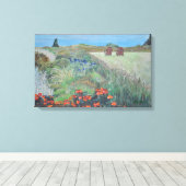 Front Row Uitzicht naar noordelijke kust van Calif Canvas Afdruk (Insitu (Houten vloer))