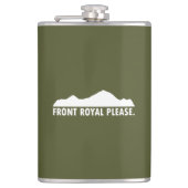 Front Royal Virginia alsjeblieft Heupfles (Voorkant)