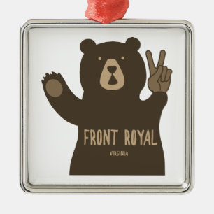 Front Royal Virginia Peace Beer Metalen Ornament
