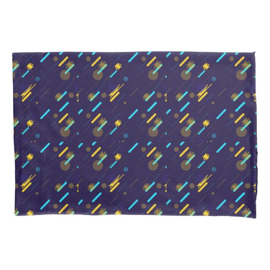 Front side of a pillowcase with a dark purple kussensloop (Voorkant)