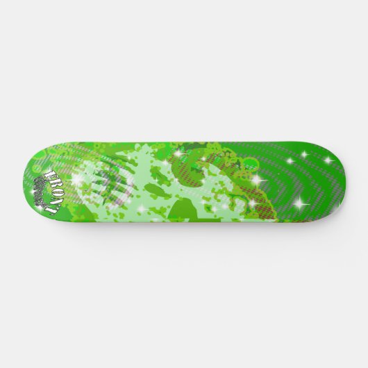 Front Street Phantom Green Persoonlijk Skateboard (Horizontaal)