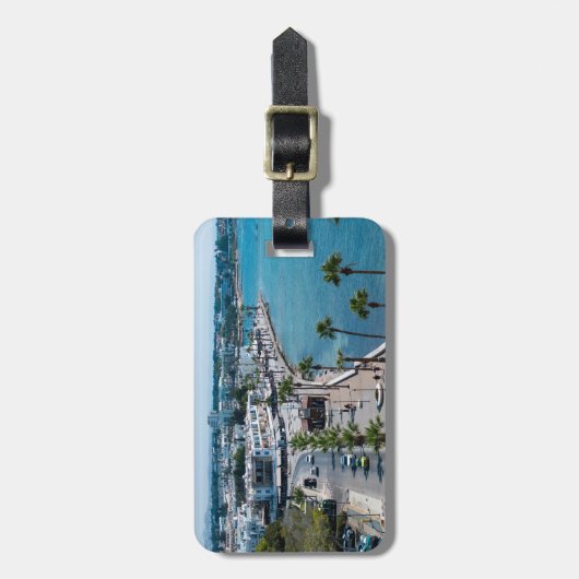 front van het Zee van Paphos Bagagelabel (Voorkant verticaal)