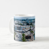 front van het Zee van Paphos Koffiemok (Voorkant links)