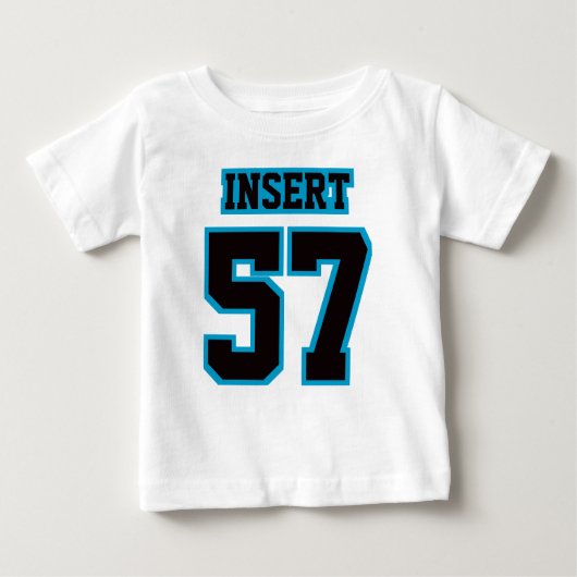 Front WHITE BLACK BLUE Tutu Football Jersey (Voorkant)