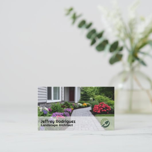 Front Yard Garden | Landscaping Flowers Visitekaartje (Staand voorkant)