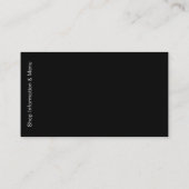 Frontaardappel Visitekaartje (Achterkant)