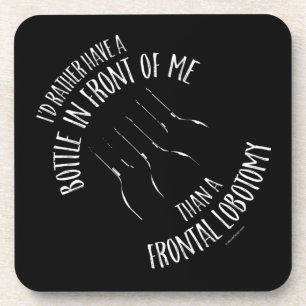 Frontal Lobotomy Beverage Coaster Bier Onderzetter