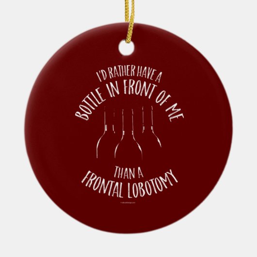 Frontale Lobotomie Keramisch Ornament (Voorkant)