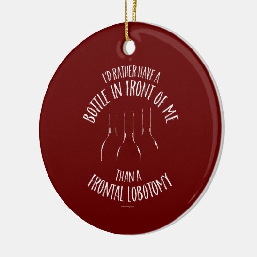 Frontale Lobotomie Keramisch Ornament (Links)