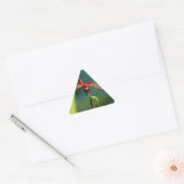 Frontale rode en zwarte dragonfly sticker (Envelop)