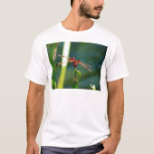 Frontale rode en zwarte dragonfly t-shirt (Voorkant)