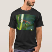 Frontale rode en zwarte dragonfly t-shirt (Voorkant)