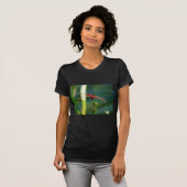 Frontale rode en zwarte dragonfly t-shirt (Voorkant volledig)