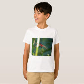 Frontale rode en zwarte dragonfly t-shirt (Voorkant volledig)