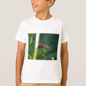 Frontale rode en zwarte dragonfly t-shirt (Voorkant)