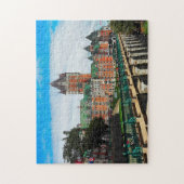 Frontenac Castle Quebec. Jigzaag Puzzle Legpuzzel (Verticaal)