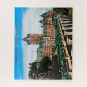 Frontenac Castle Quebec. Legpuzzel (Verticaal)