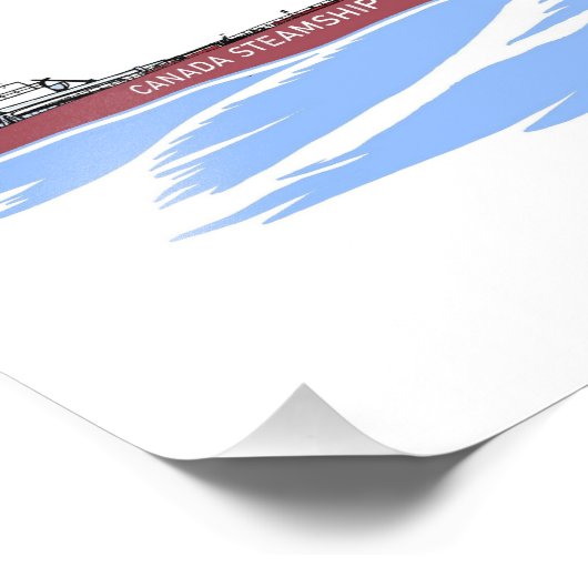 Frontenac (CSL), vrachtschip Grote Meren Foto Afdruk (Hoek)