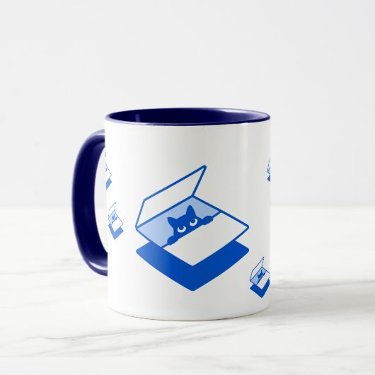 Frontend Bundler Mok - Blauw thema (Voorkant links)