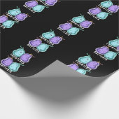 Fronteria Bacteria Funny Biology Pun Dark BG Cadeaupapier (Hoek)