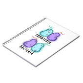 Fronteria Bacteria Funny Biology Pun Notitieboek (Linkerzijde)