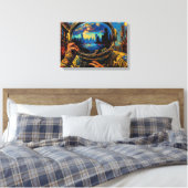 FRONTIER 10 CANVAS AFDRUK (Insitu (Slaapkamer))