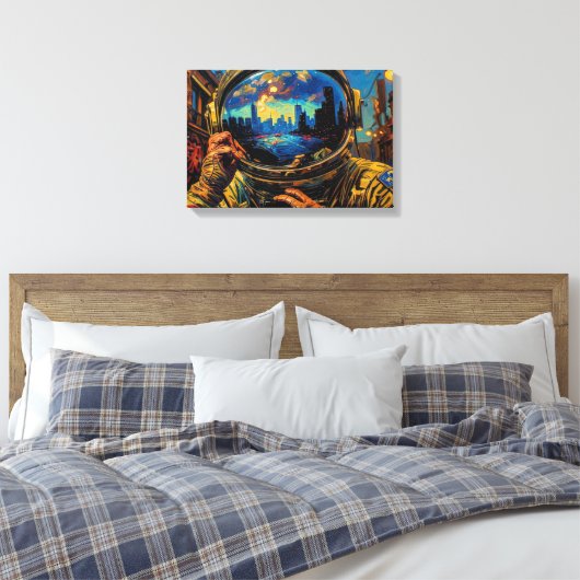 FRONTIER 10 CANVAS AFDRUK (Insitu (Slaapkamer))