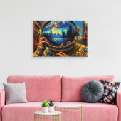 FRONTIER 10 CANVAS AFDRUK (Insitu (Woonkamer))
