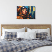 FRONTIER 8 CANVAS AFDRUK (Insitu (Slaapkamer))