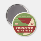  Frontier Airlines Logo Magnet (Voorkant / Achterkant)
