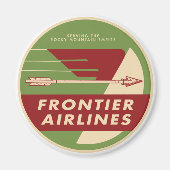 Frontier Airlines Logo Magnet (Voorkant)