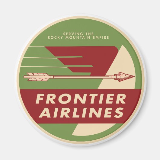  Frontier Airlines Logo Magnet (Voorkant)